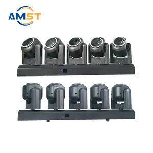 5 têtes tornade LED faisceau tête mobile 5 pièces 80W RGBW 4 en 1 DJ lumière LED avec anneau Led Zoom fonction <span class=keywords><strong>lavage</strong></span> pour fête Disco mariage - Product Image 6