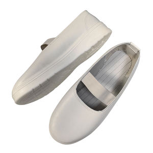 ALLESD Chaussures <span class=keywords><strong>de</strong></span> travail en PU <span class=keywords><strong>de</strong></span> sécurité antistatique à bande élastique respirante pour femmes pour salle blanche - Product Image 1