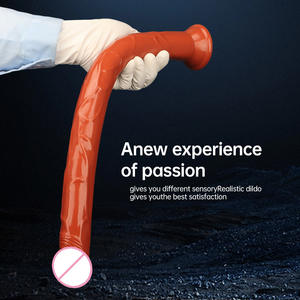 Dildo Masculino Largo, Pene Extremadamente Largo para Inserción Anal Externa, Látigo para Penetración Anal, 100% Impermeable, Suave - Product Image 3