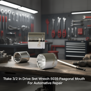 Llave de vaso de 3/8 pulgadas con boca poligonal 5035 para reparación automotriz - Product Image 3