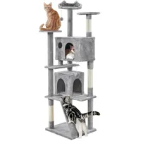 Vente directe usine : Grande tour griffoir design pour chat, arbre à chat et maisonnette