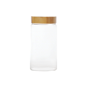 Pot en verre hermétique vide de 300 ml, 480 ml, 750 ml avec couvercle à vis en bambou, 16 oz, pour salade, yaourt, collations, épices, fruits secs - Product Image 6
