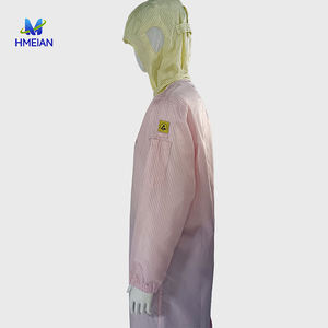 ROSE Polyester Grandes Poches Antistatique Robe À Capuche Lab <span class=keywords><strong>Blouse</strong></span> ESD SMOCK <span class=keywords><strong>Blouse</strong></span> Mdicale - Product Image 3