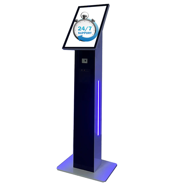 Internet Kiosk With Customer Feedback Ticket Dispenser for Queue Management & Price Display