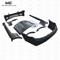 Kits de carrosserie semi-carbone Black Series Wide Body pour Mercedes Benz Classe C W204 C63 AMG Pare-chocs avant Pare-chocs arrière
