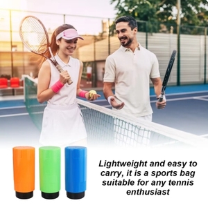 Boîte de rangement portable légère et pratique pour balles de padel, en plastique, avec couvercle, pour extérieur - Product Image 4