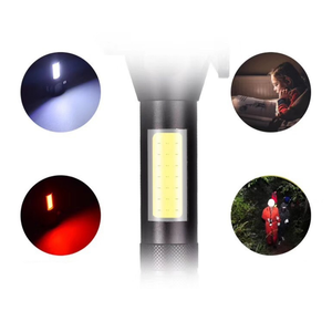Đa-Chức Năng Xe Sáng Cao Khẩn Cấp Thoát An Toàn Búa XPE + COB LED Đèn Pin Với Side Cảnh Báo Màu Đỏ Ánh Sáng - Product Image 5