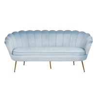 Shell Love – canapé de salon moderne en velours, Design Simple, canapé nordique