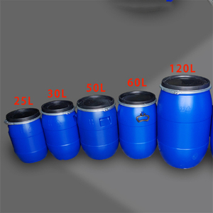 Fût en <span class=keywords><strong>plastique</strong></span> HDPE bleu recyclable et écologique de 200 L, carré/cylindrique, à double anse, vente en gros, produit phare - Product Image 5