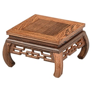 Support en bois d'acajou pour ornement artisanal, vase, pierre, bonsaï, statue <span class=keywords><strong>de</strong></span> Bouddha, théière - Product Image 5