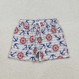Trajes de Baño para Niños con Estampado de Tiburón, Estrella de Mar y Velero, Shorts de Baño para Niños, Ropa de Playa para Niños - Product Image 6