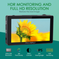 Moniteur de caméra FEELWORLD LUT5 5,5 pouces 3000 nit ultra lumineux, écran tactile 4K, moniteur de terrain DSLR, vente directe d'usine