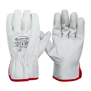 Best&Wecan custom garden gloves & protective gear protective men leather work safety gloves