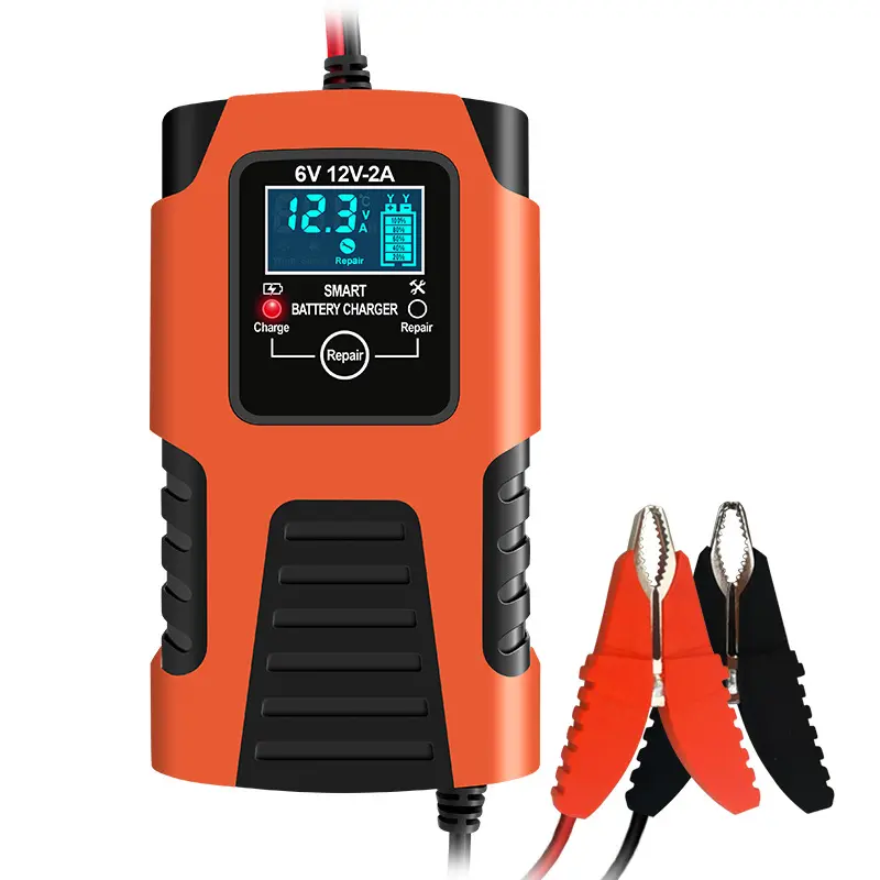Hot sale Pulse Repair 12v 2A Quick Charging Car Motorcycle Battery Charger Full Intelligent Automatic Repair Battery Charger