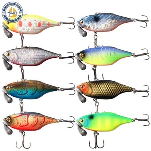 Señuelo Vibrador Yajie de 18.5g y 60mm con Anzuelo Triple, Cebo de Pesca Biónico para Lubina, Pesca al Aire Libre - Product Image 1