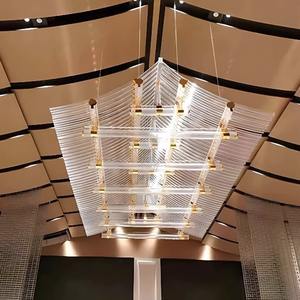 Zeal Lighting Hotel de lujo Decorativo personalizado gran luz colgante Proyecto de Villa de vestíbulo candelabro personalizado - Product Image 1