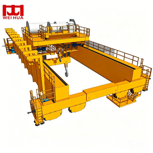 Grúa Puente de Doble Viga de Servicio Pesado QD de Fabricante Chino 5T 10T 20T 30T 50T 125T 20/5T Grúa EOT - Product Image 1
