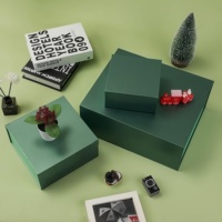 Boîte cadeau magnétique pliable écologique en gros, boîte en papier rigide magnétique personnalisée imprimée