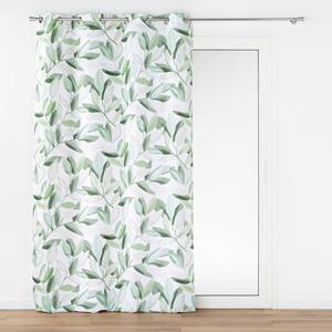 Cortina de Polialgodón con Ojales ELEONORE LINE 140X280 con Estampado de Hojas - Product Image 1