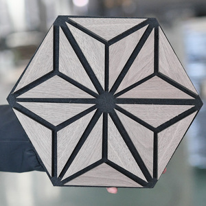 Panneaux acoustiques hexagonaux en feutre PET, très demandés, pour l'isolation phonique des studios de podcast, des cabines vocales et la décoration intérieure - Product Image 1