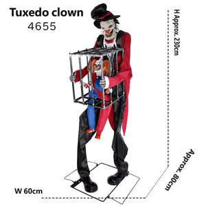 Nuevo Accesorio de Payaso con Esmoquin Eléctrico de Inducción para Halloween, Decoración para Casas Encantadas, Bares y Salas de <span class=keywords><strong>Escape</strong></span> - Product Image 6