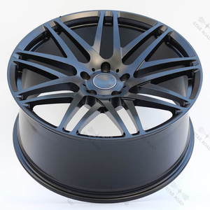 RCSR gran oferta nuevo 5 agujeros coche <span class=keywords><strong>de</strong></span> pasajeros rueda forjada negro aluminio monobloque llanta Auto parte para <span class=keywords><strong>Ferrari</strong></span> Porsche KIA Audi BWM - Product Image 2