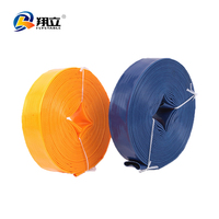 Tuyau de refoulement d'eau haute pression flexible 6 bars, rouleau de 100 m, tuyau plat en PVC 4'' pour pompe et irrigation