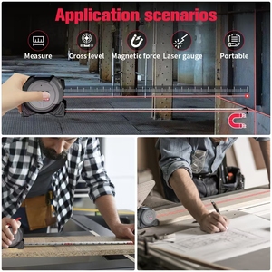 <span class=keywords><strong>Instrument</strong></span> de Mesure 3-en-1 Mètre Laser 40m/60m Mètre Ruban Télémètre Laser Numérique Manuel - Product Image 6