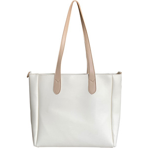 Simple Large Capacity Tote <b>Bag</b> For Women Solid Color Crossbody Shoulder <b>Bag</b> With Zippered Pocket Summer 2021 - Product Image 5