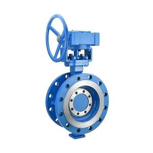 Raccord à bride triple décalé DN50-DN1200 PN16 PN25 en fonte ductile avec siège métallique multicouche en SS316 haute température CE ISO - Product Image 5