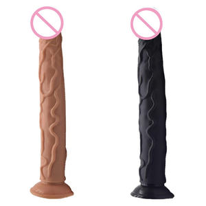 Vente chaude : Dildo réaliste en PVC de 34 cm avec ventouse pour la masturbation féminine - Product Image 1