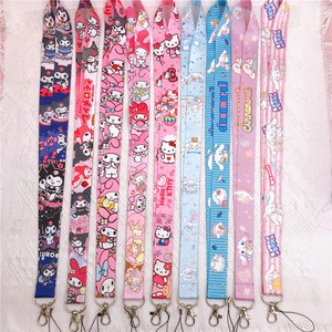 Cute Lanyards Id Card Impresso Phone Case Chaveiro Poliéster <span class=keywords><strong>Lanyard</strong></span> Com <span class=keywords><strong>Clip</strong></span> Lanyards com logotipo personalizado - Product Image 3