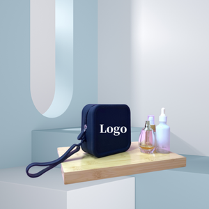 New Design Soft Silicone Makeup <b>Bag</b> Waterproof Travel <b>Toiletry</b> <b>Bag</b> With Handle Portable Custom Logo Cosmetic <b>Bag</b> - Product Image 5