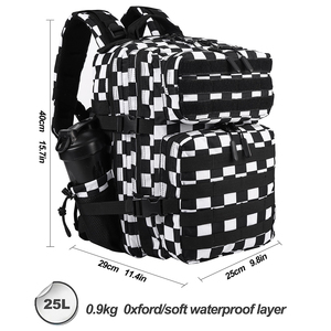 Mochila Escolar Trailpop con Compartimento Amplio para <span class=keywords><strong>Libros</strong></span>, Juego de Estuche para Lápices, Ligera, para Uso Diario en el Campus, 25L - Product Image 3