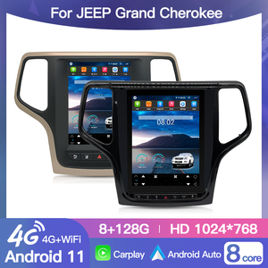 วิทยุ HFMidia หน้าจอแนวตั้ง 10.4 นิ้ว พร้อมบลูทูธ สำหรับรถยนต์ JEEP Grand Cherokee ปี 2014-2017 รองรับ Wireless CarPlay - Product Image 2