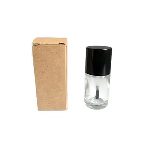 Cylindrical Empty Glass Bottle with Box Printing Ready to Ship 15ml Polish Perfume Packing Screen Printing Personal Care CB-108