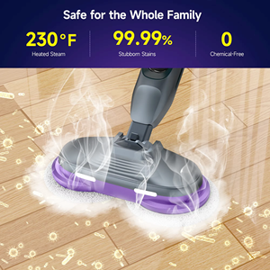 Nouvelle conception 2026 – <span class=keywords><strong>Nettoyeur</strong></span> <span class=keywords><strong>vapeur</strong></span> haute température 1500W pour sols – Nettoyage électrique et désinfection à haute température - Product Image 2