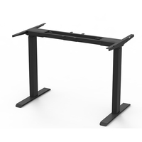 Cadre de bureau assis-debout motorisé à double moteur, base de table électrique réglable en hauteur, mécanisme de levage pour bureau