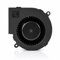 Ventilateur centrifuge 97 mm à haut débit d'air, solution de refroidissement sans balais 12V 24V DC 3500-5500RPM pour serveur IA et onduleur