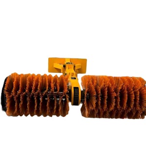 Balayeuse hydraulique robuste à angle réglable pour chargeur de 5 tonnes, avec brosse mixte en fil d'acier, équipement de nettoyage de cour de <span class=keywords><strong>charbon</strong></span> - Product Image 6
