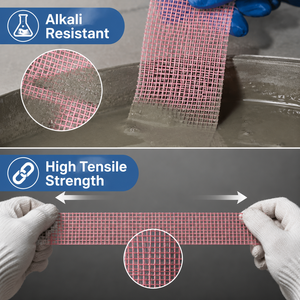 Bande de maille en fibre de verre auto-adhésive à support solide pour joints de cloison sèche Application facile avec prévention des fissures <span class=keywords><strong>et</strong></span> utilisation de masquage - Product Image 3