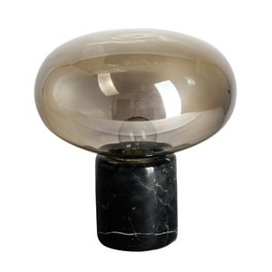 Postmodern Marble Glass Bedside Table <b>Lamp</b> Nordic Minimalist Design Flexible for Home Office <b>Study</b> Bedroom Showroom Decorative - Product Image 5