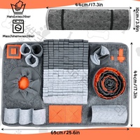 Tapis de jeu pour chien, tapis de jeu interactif pour chien, puzzle, travail du nez, tapis de jeu pour chien pour la recherche de nourriture