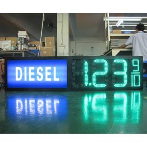 Prix d'usine Meilleures ventes Panneaux d'affichage de prix de l'essence à LED Affichage numérique à 7 segments Extérieur Étanche Aide à votre activité de station-service - Product Image 4