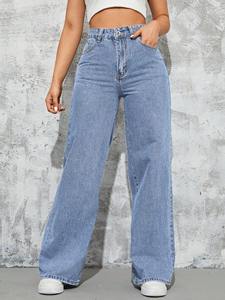 Meilleur jean en denim stretch délavé foncé à taille haute pour femmes pantalon moulant à fermeture éclair d'été avec motif 3D pantalon pour filles