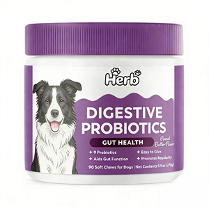 Golosinas Masticables Probióticas para Perros para la Salud Intestinal y el Apoyo Inmunológico, Absorción Rápida - Golosinas Masticables Probióticas para Perros - Product Image 1