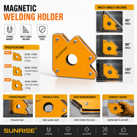 Fixateur de soudage robuste transfrontalier à trois points, outil magnétique en fer et aimant, sans interrupteur, positionnement par adsorption