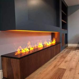 Chimenea Eléctrica Decorativa para el Hogar con Llama 3D Insertable, Vapor de Agua, Atomización, para Sala de Estar, Regalo de Navidad y Año Nuevo - Product Image 4