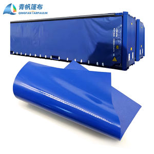 Bâche <span class=keywords><strong>triangulaire</strong></span> en PVC enduit, tissée, résistante, imperméable, 1000D 20X20 610GSM, occultante, séchage rapide, écologique, pour camion et remorque - Product Image 1