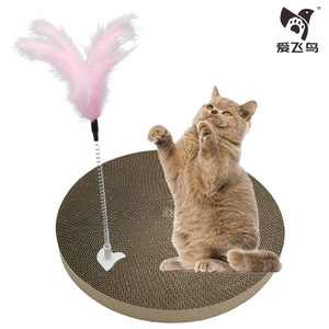 ของเล่นแมว Love Birds แบบขนนกพร้อมที่ข่วนเล็บปรับระดับความสูงได้ สำหรับเล่นแบบอินเทอร์แอคทีฟ - Product Image 5